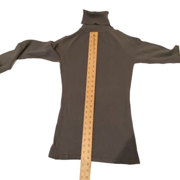 1211 Dolce Medium Turtleneck Dark Grey Long Sleeves New - Picture 6 of 7